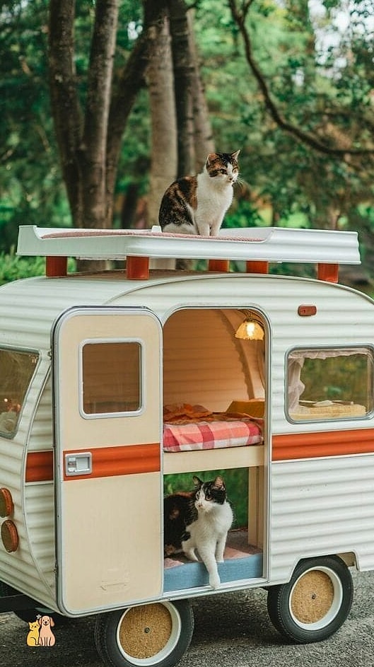 Cat-Sized Camper Van