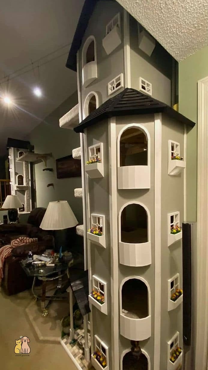 The Cat Tower Room Divider