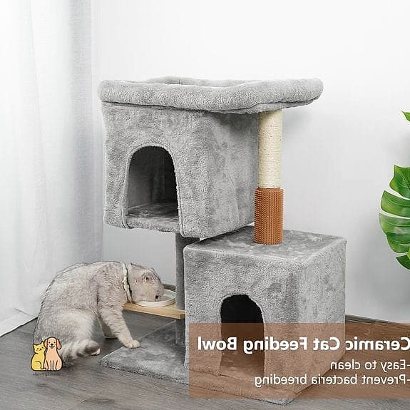 50 Budget-friendly Cat Food Station Ideas Your Pet Will Beg For More 14 The Cat Tree Feeding Platform