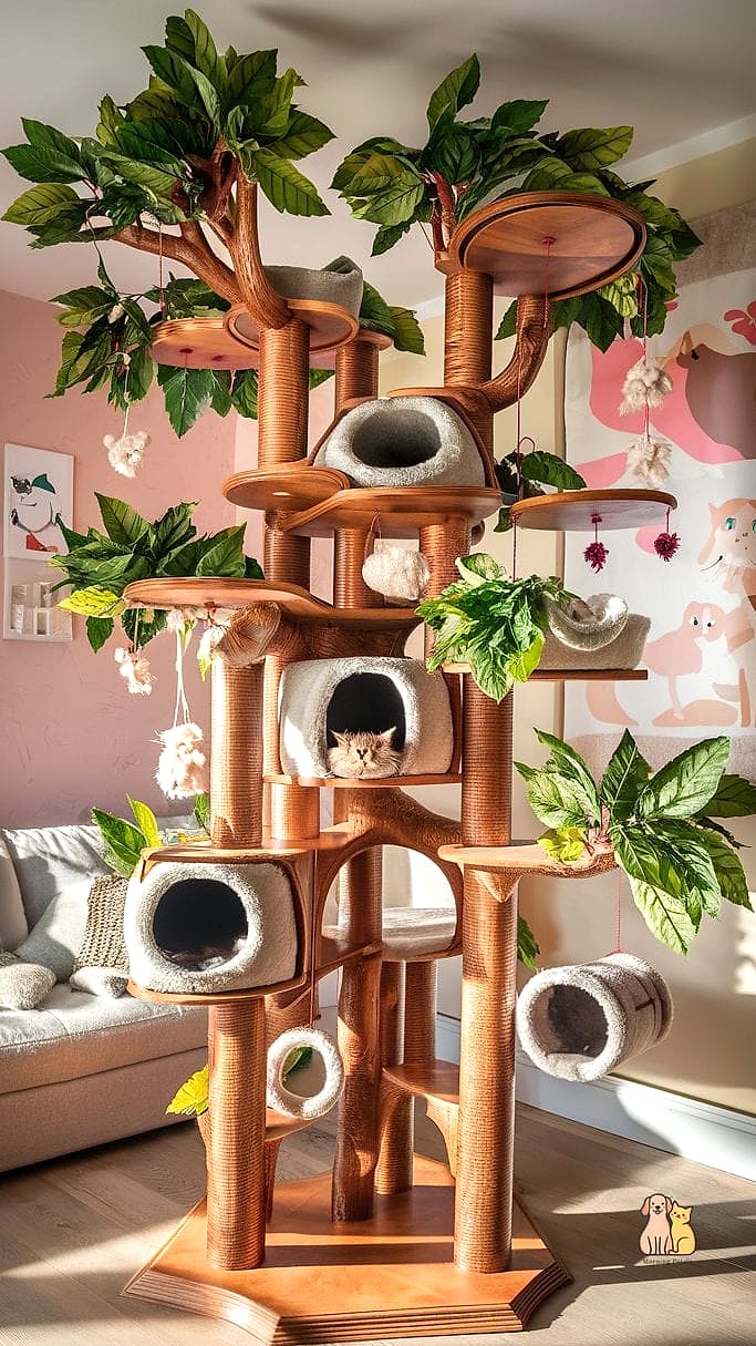 The Cave and Perch Combo Tower