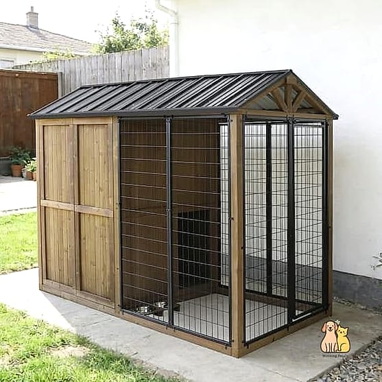The Cedar Fence Panel Kennel