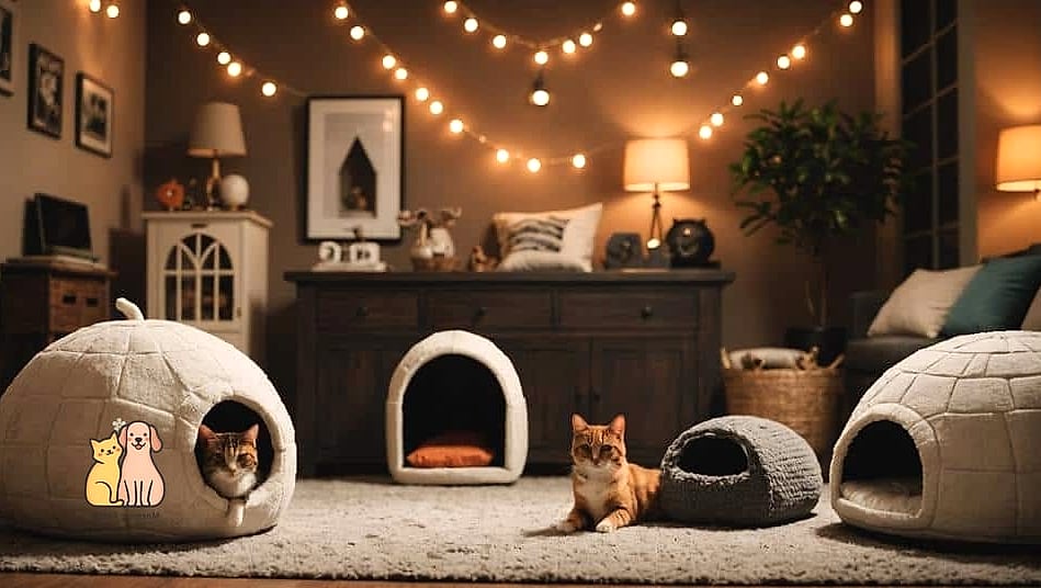 The Ceramic Igloo Cat House