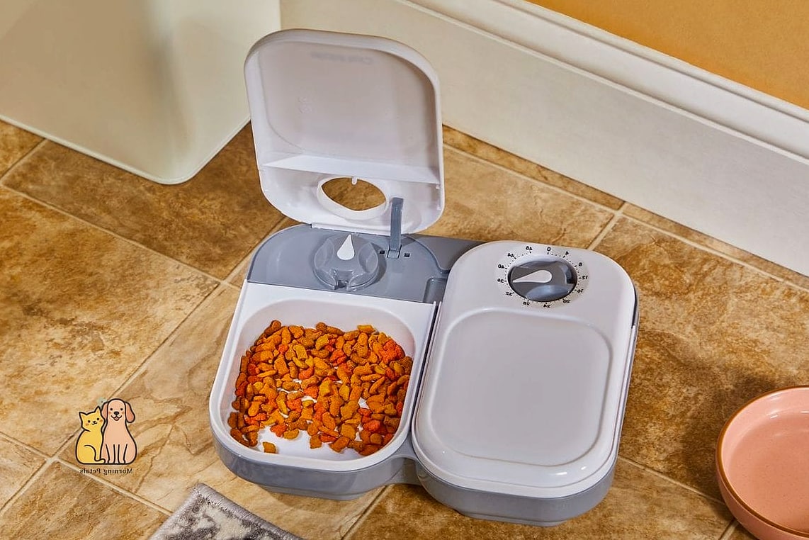 50 Budget-friendly Cat Food Station Ideas Your Pet Will Beg For More 13 The Ceramic Tile Mat DIY