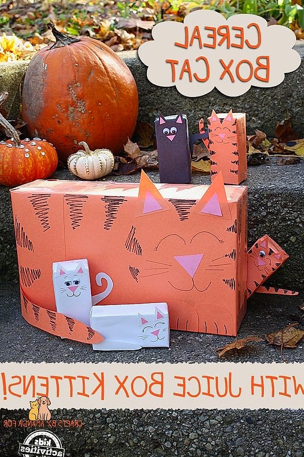 Cereal Box Fort Bed