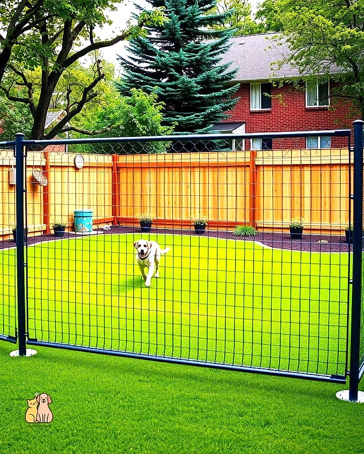 Chain-Link with Privacy Slats