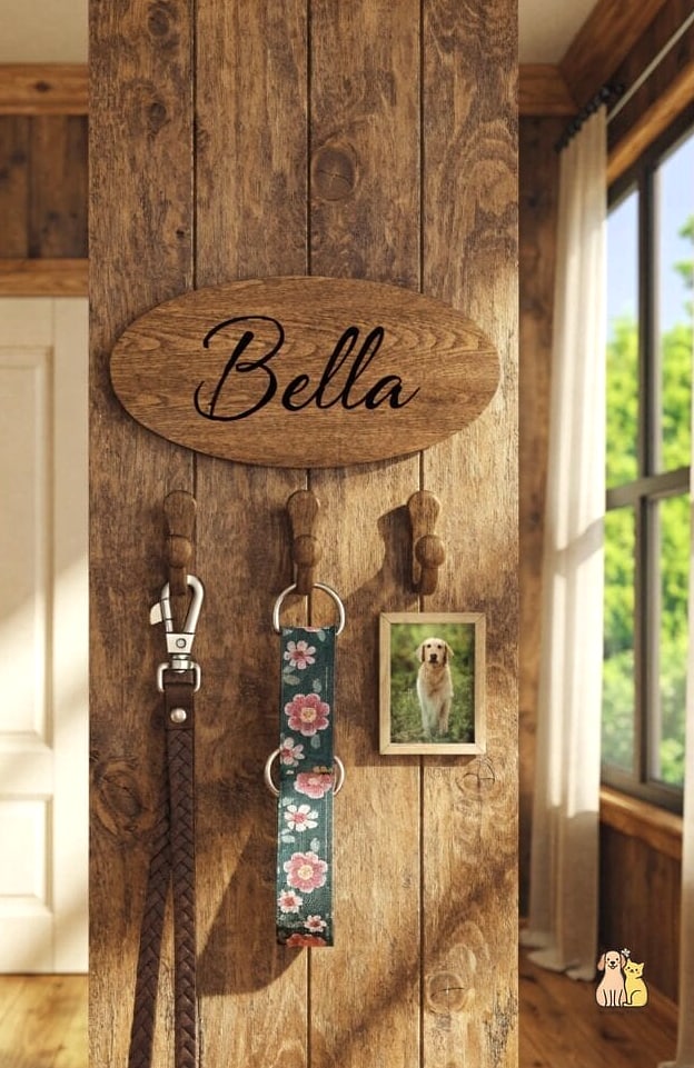 The Chalkboard Message Board Leash Spot
