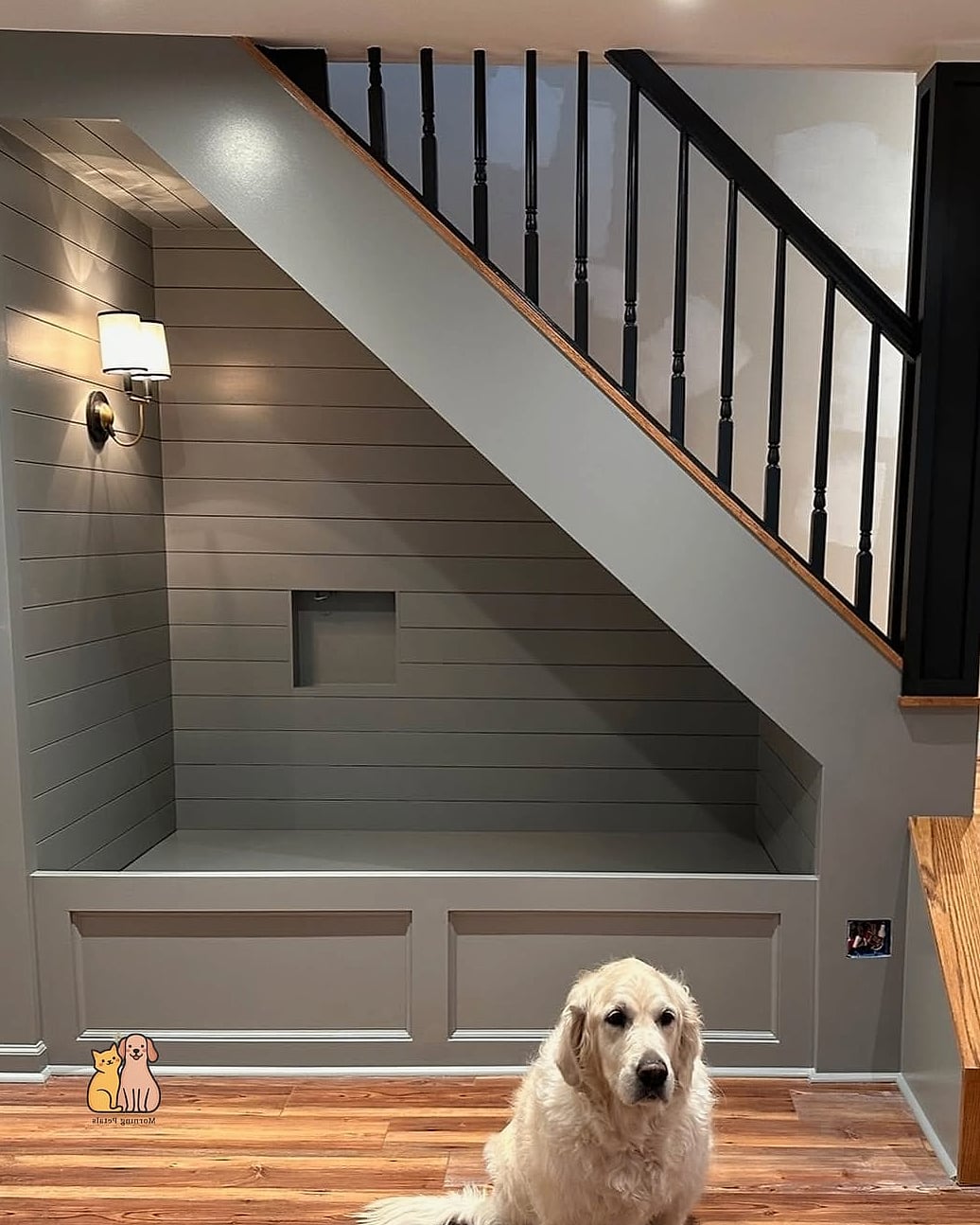 Chalkboard Wall Feeding Station