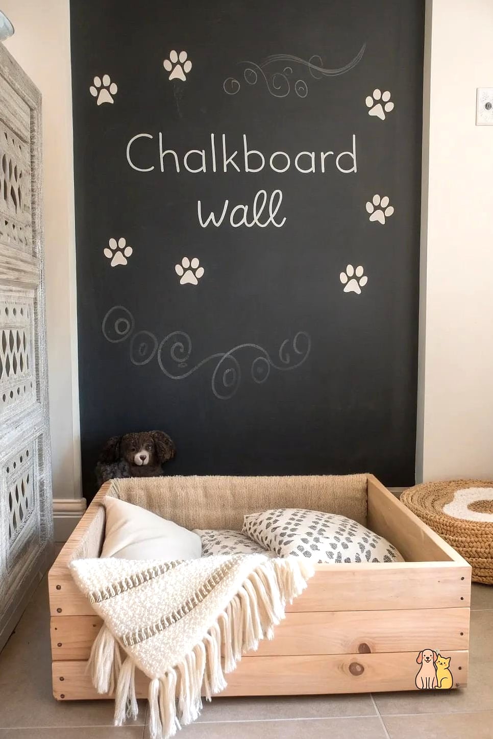 The Chalkboard Wall Puppy Room