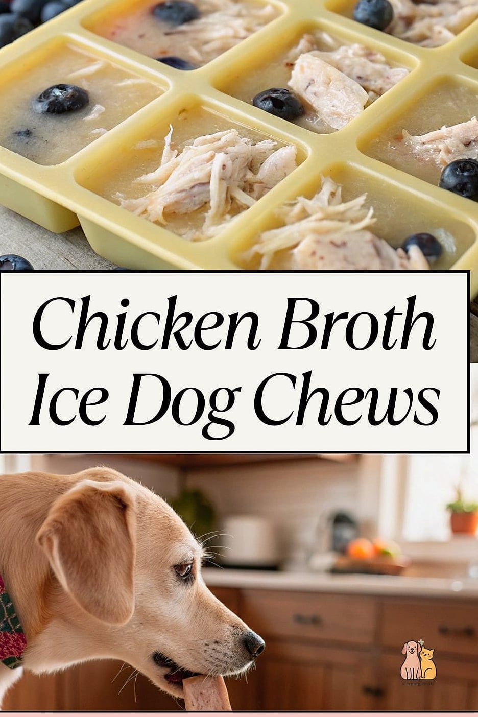 25 Clever Frozen Dog Treats Your Pet Will Beg For More 4 Chicken Broth Ice Cubes