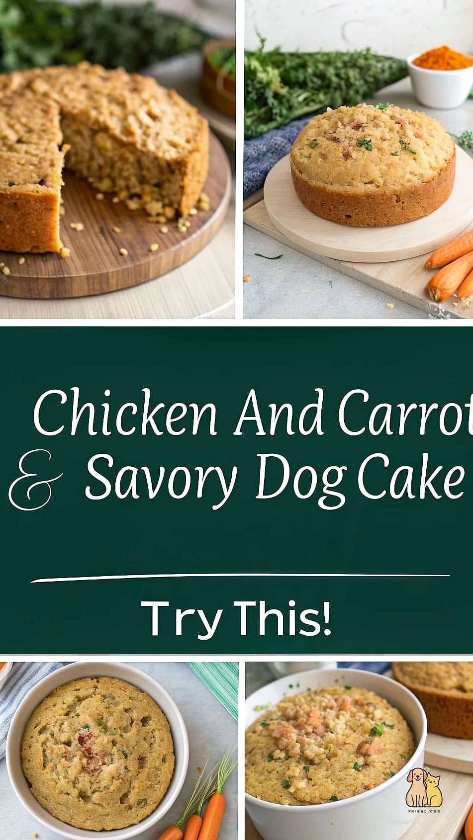 20 Easy Dog Cake Recipes Your Pup Will Go Crazy For 10 Chicken and Vegetable Savory Dog Cake