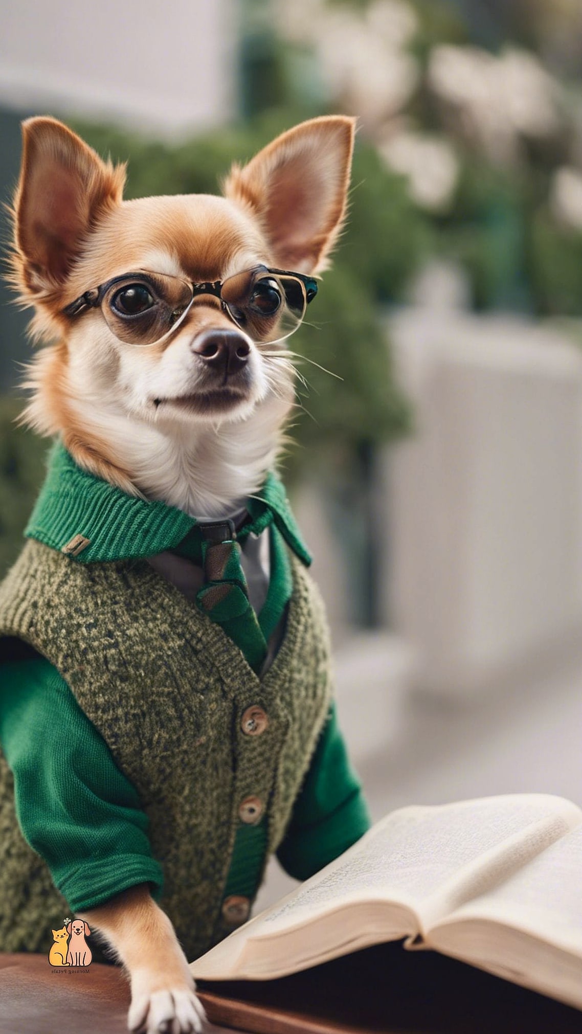 The Chihuahua in a Preppy Sweater