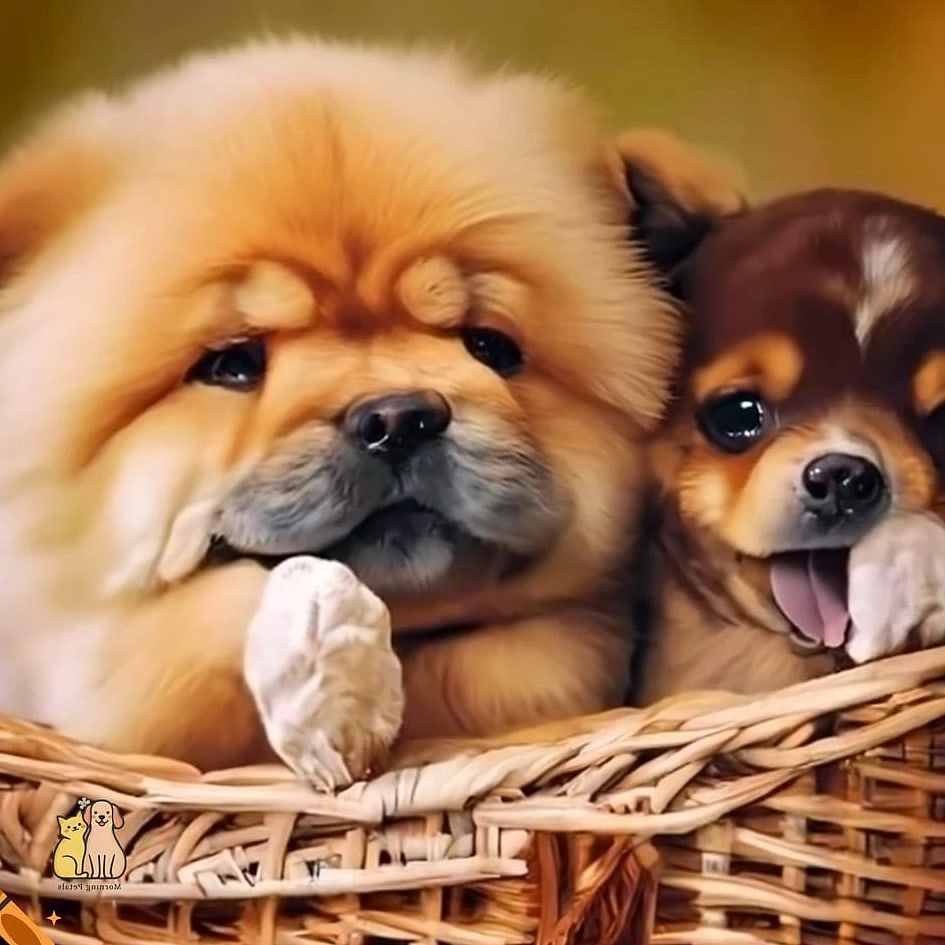 15 Gorgeous Chow Chow Puppies That Prove Pets Are the Best 14 The Chow Chow Puppy Celebrating a Special Day