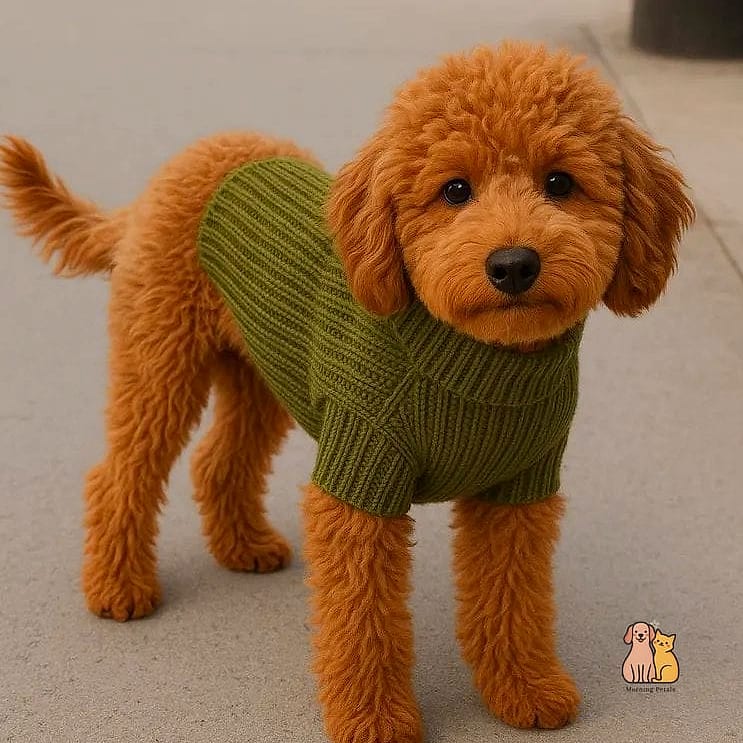 15 Gorgeous Small Dog Sweaters That Will Restore Your Faith in the World 3 The Chunky Turtleneck Pullover