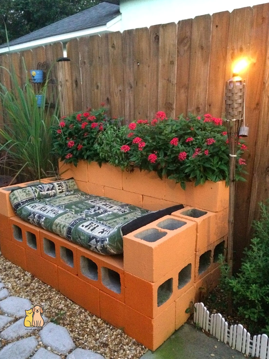 Cinder Block and Wood Shelter