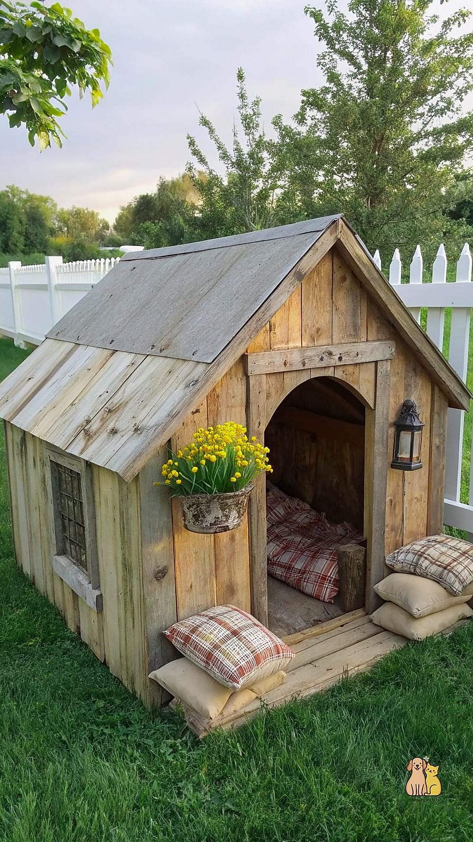 The Classic Barn-Style Doghouse