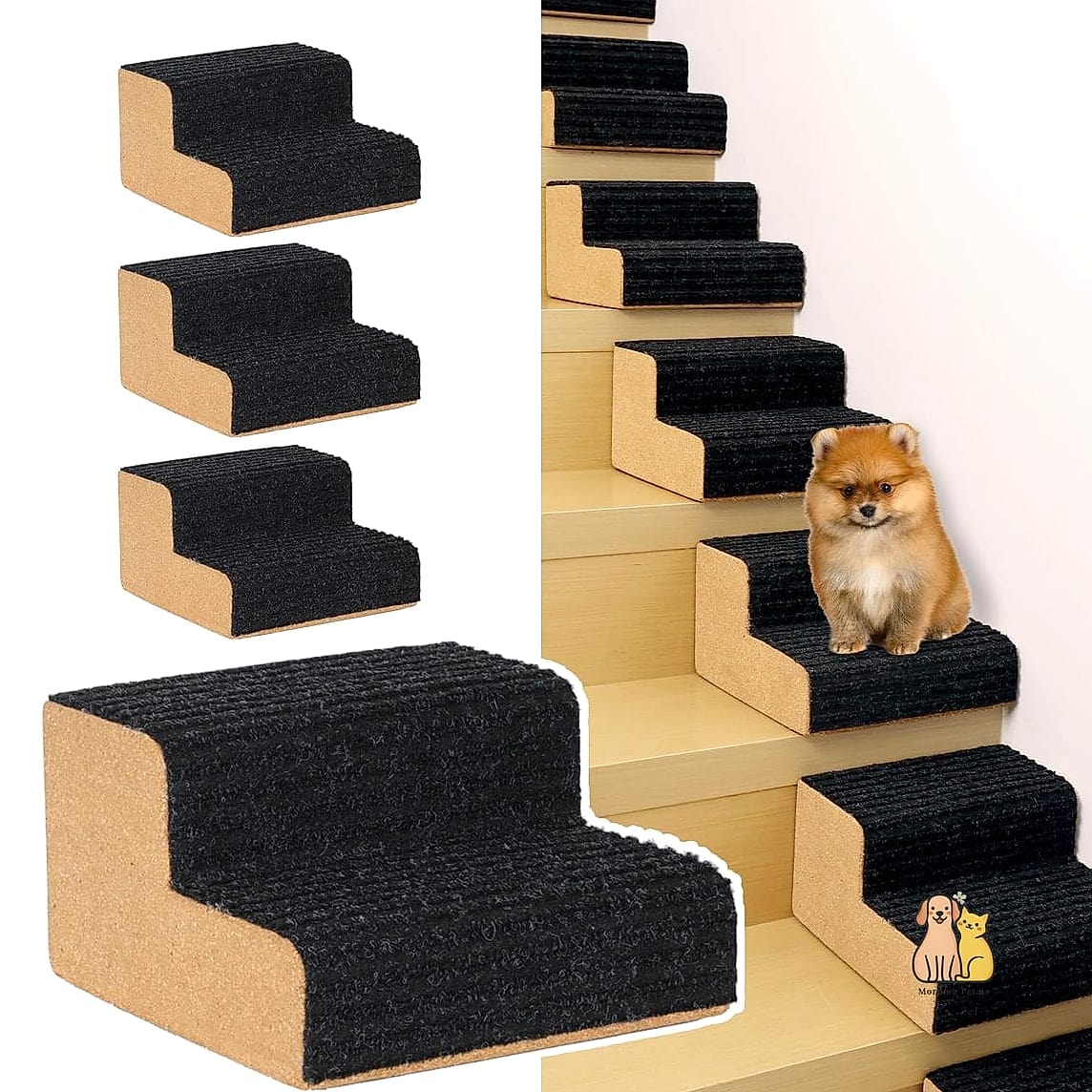 30 Incredible Best Pet Stairs Guaranteed to Make You Smile 2 The Classic Foam Wedge Stairs