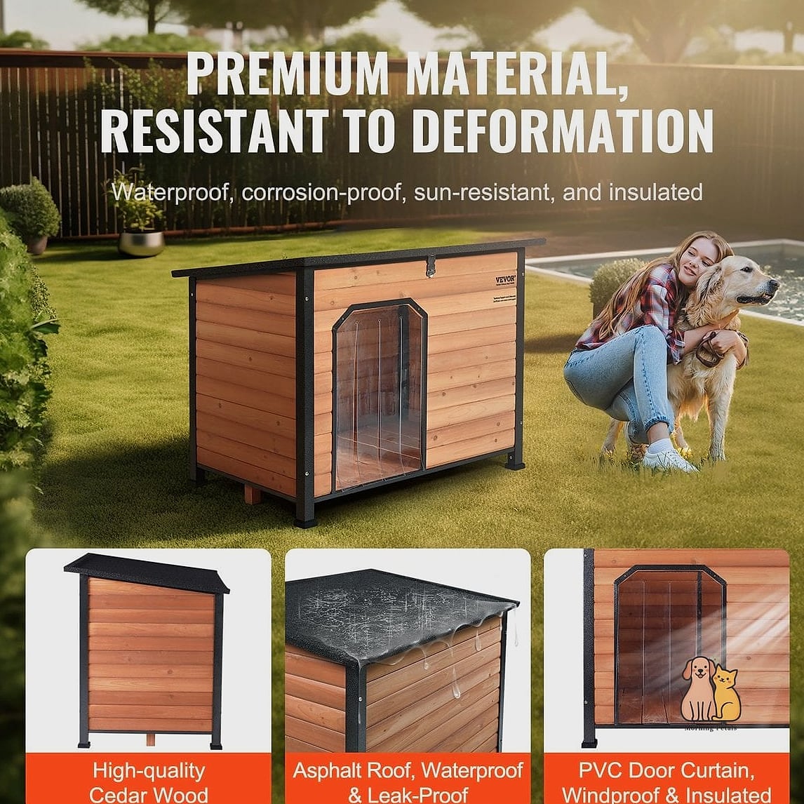 23 Incredible Best Dog Houses That Will Make Your Day 2 The Classic A-Frame Wood Cabin
