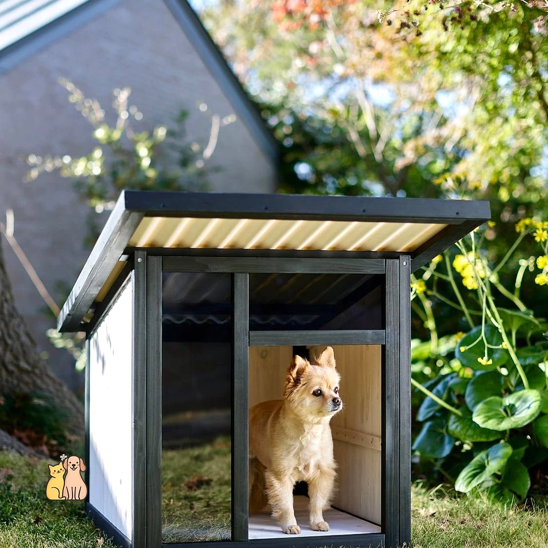 22 Genius Outdoor Dog Shelter Ideas That Are Totally Worth It 1 The Classic A-Frame Doghouse