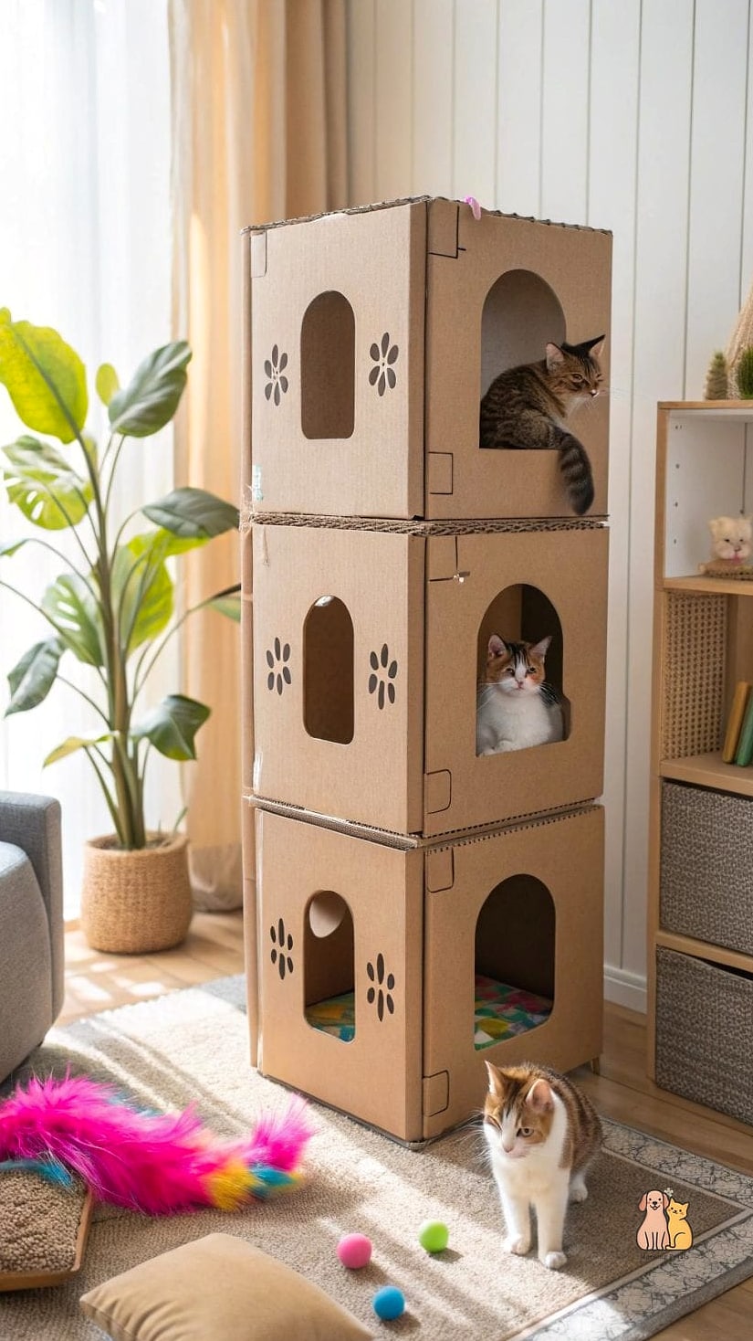 The Classic Two-Story Cardboard Condo