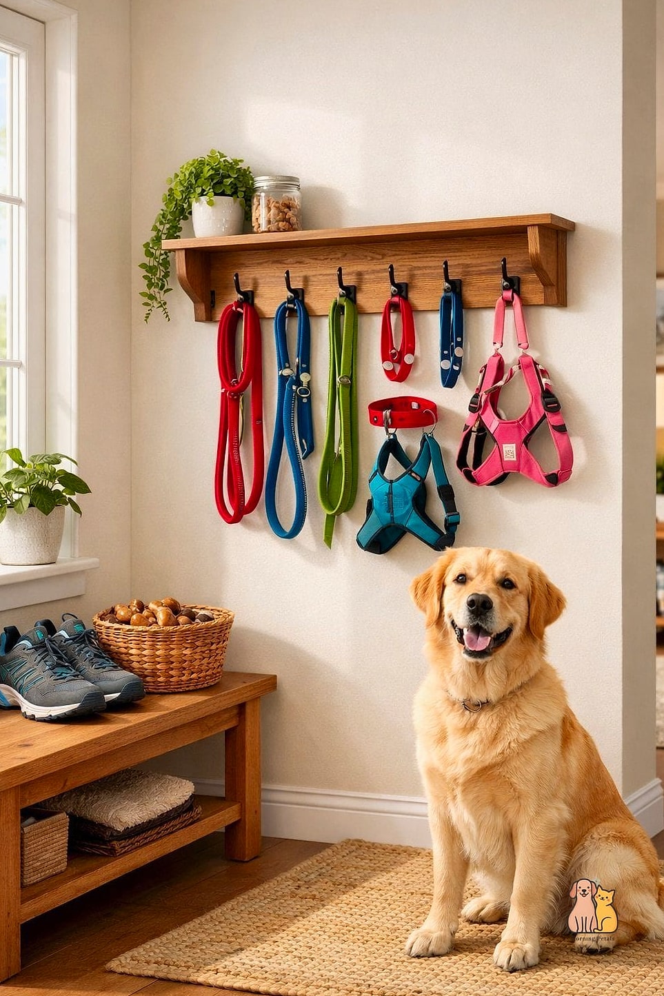 The Classic Wall-Mounted Hook Rack