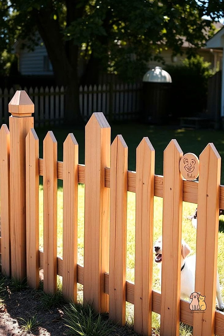 Classic Wood Picket Fencing