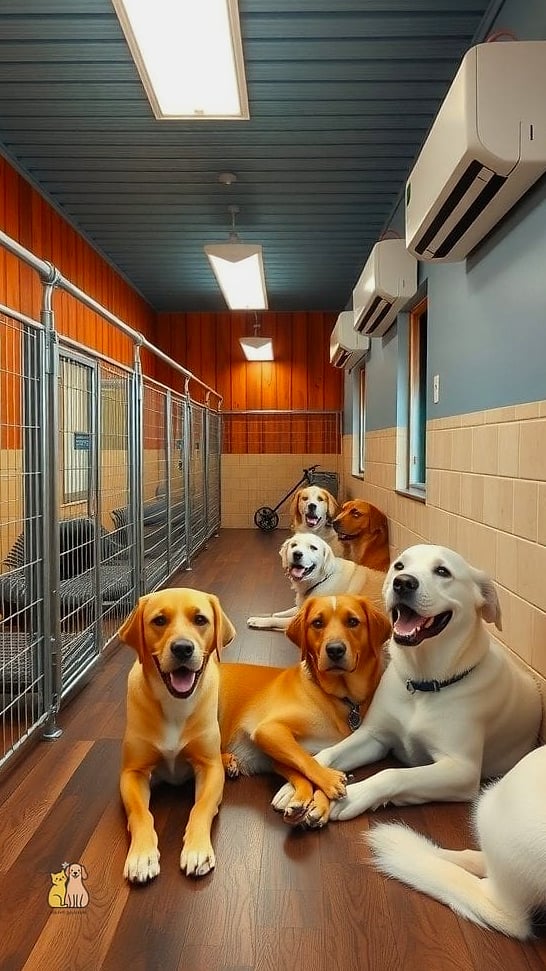 24 Easy Dog Boarding Facility Ideas That Will Inspire You 3 Climate-Controlled Play Rooms