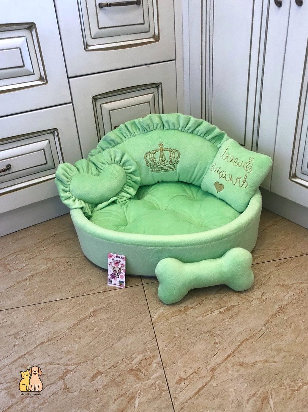 The Colorful Personalized Dog Bed Zone