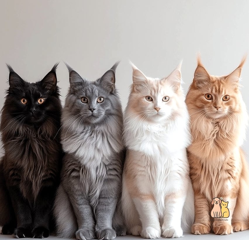 Bi-Color Maine Coons with Bold Patches of White