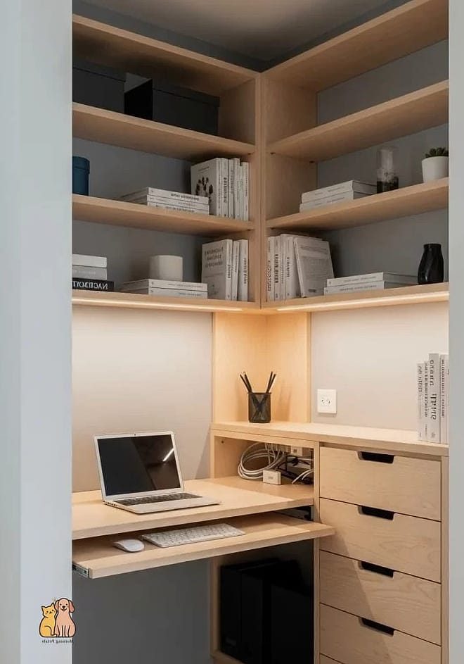 20 Clever Dog Corner Ideas That Are Totally Worth It 9 The Command Center Corner