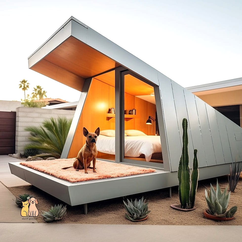 23 Incredible Best Dog Houses That Will Make Your Day 12 The Contemporary Two-Story Dog Mansion