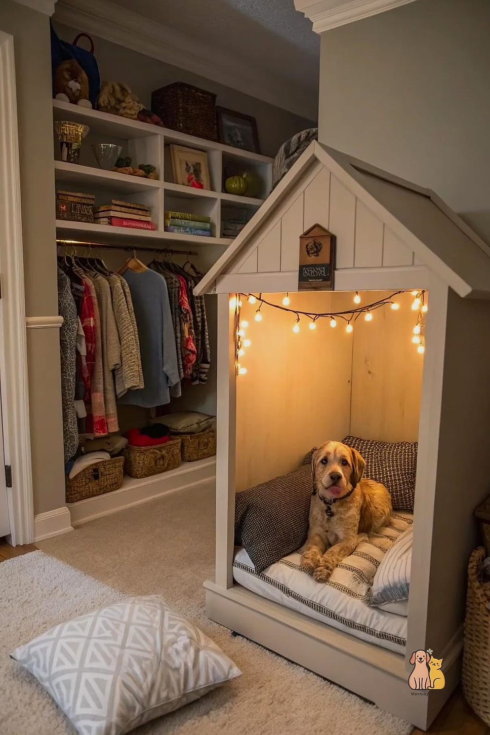 30 Incredible Dog Places In House You Need in Your Life Right Now 9 A Converted Closet Den