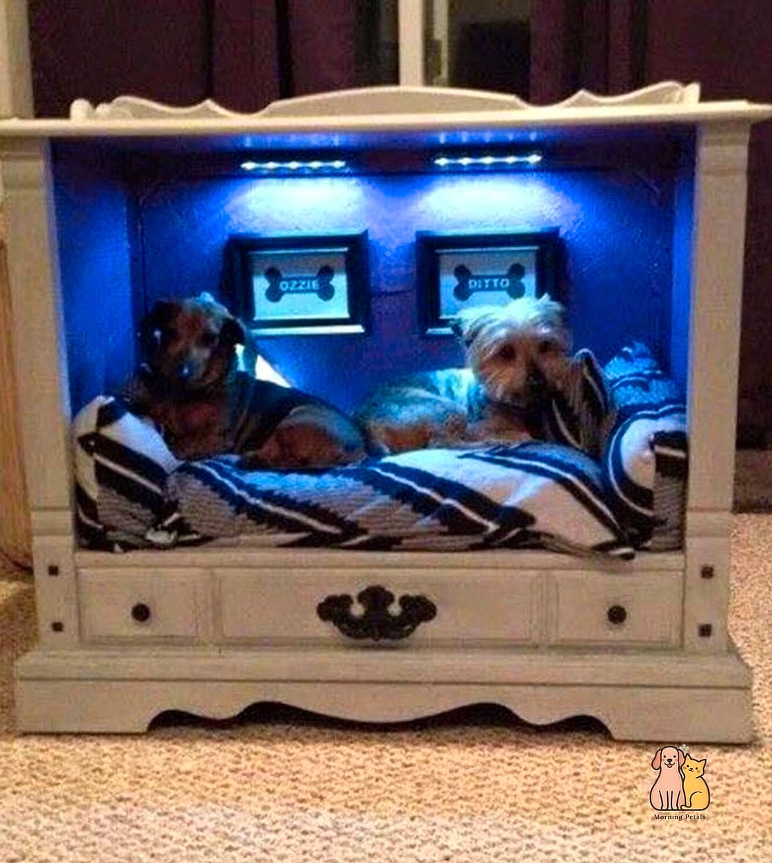 A Converted Dresser Drawer Bed