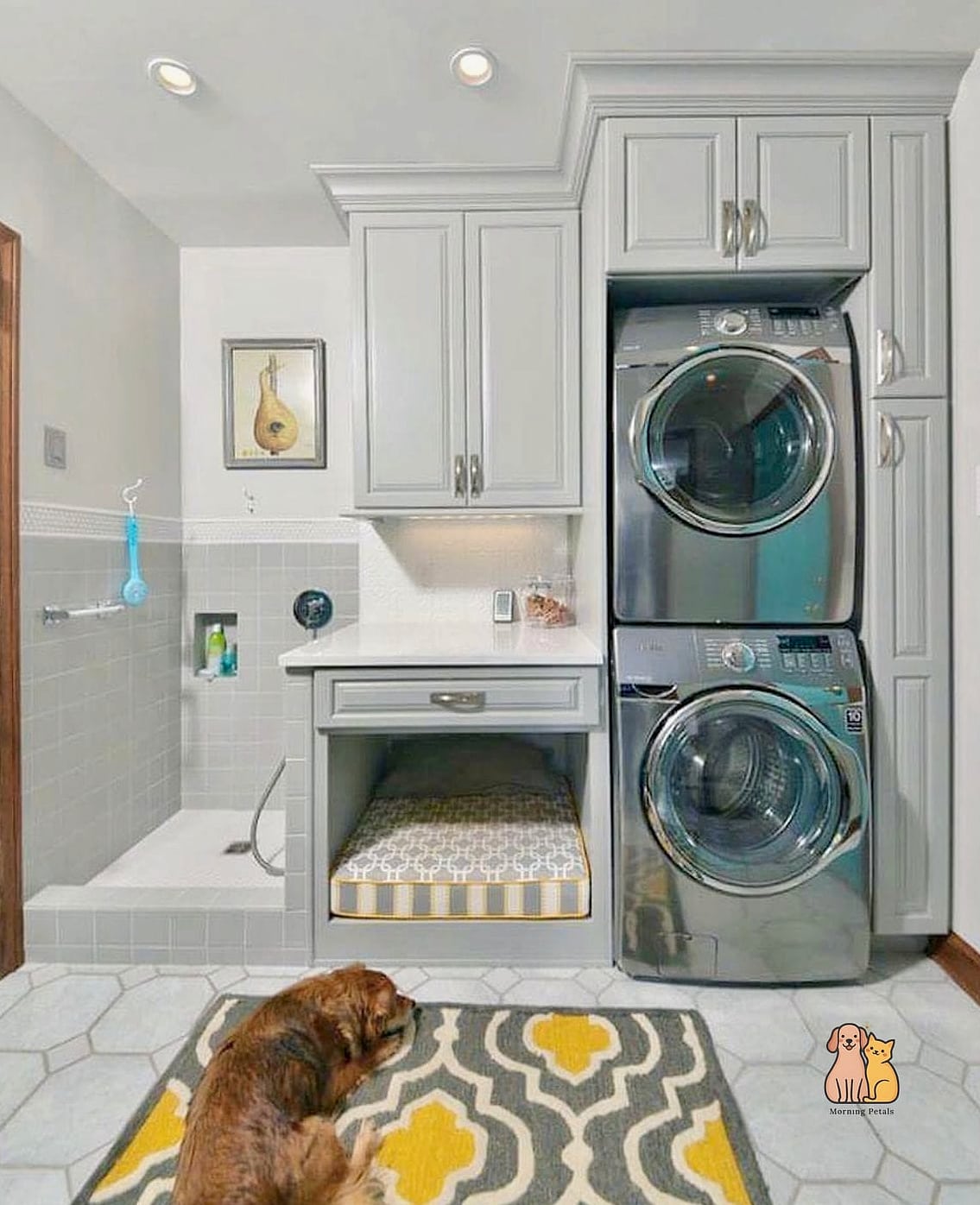 15 Gorgeous Dog Washing Station That Will Restore Your Faith in the World 16 The Convertible Laundry Room Station