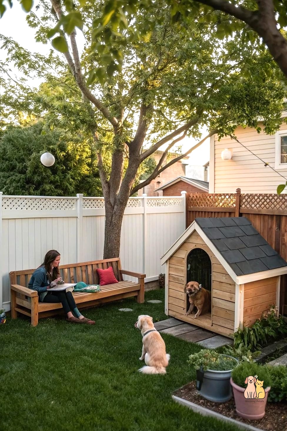 Corner Garden Bed Digging Retreat