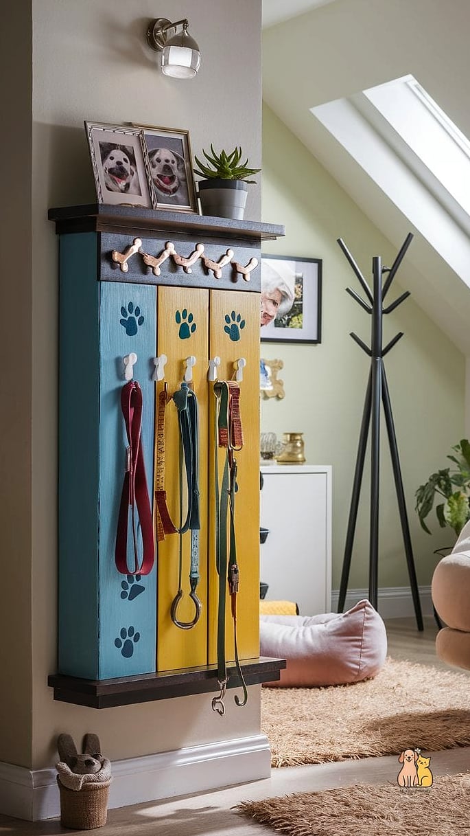 The Corner Nook Leash Station