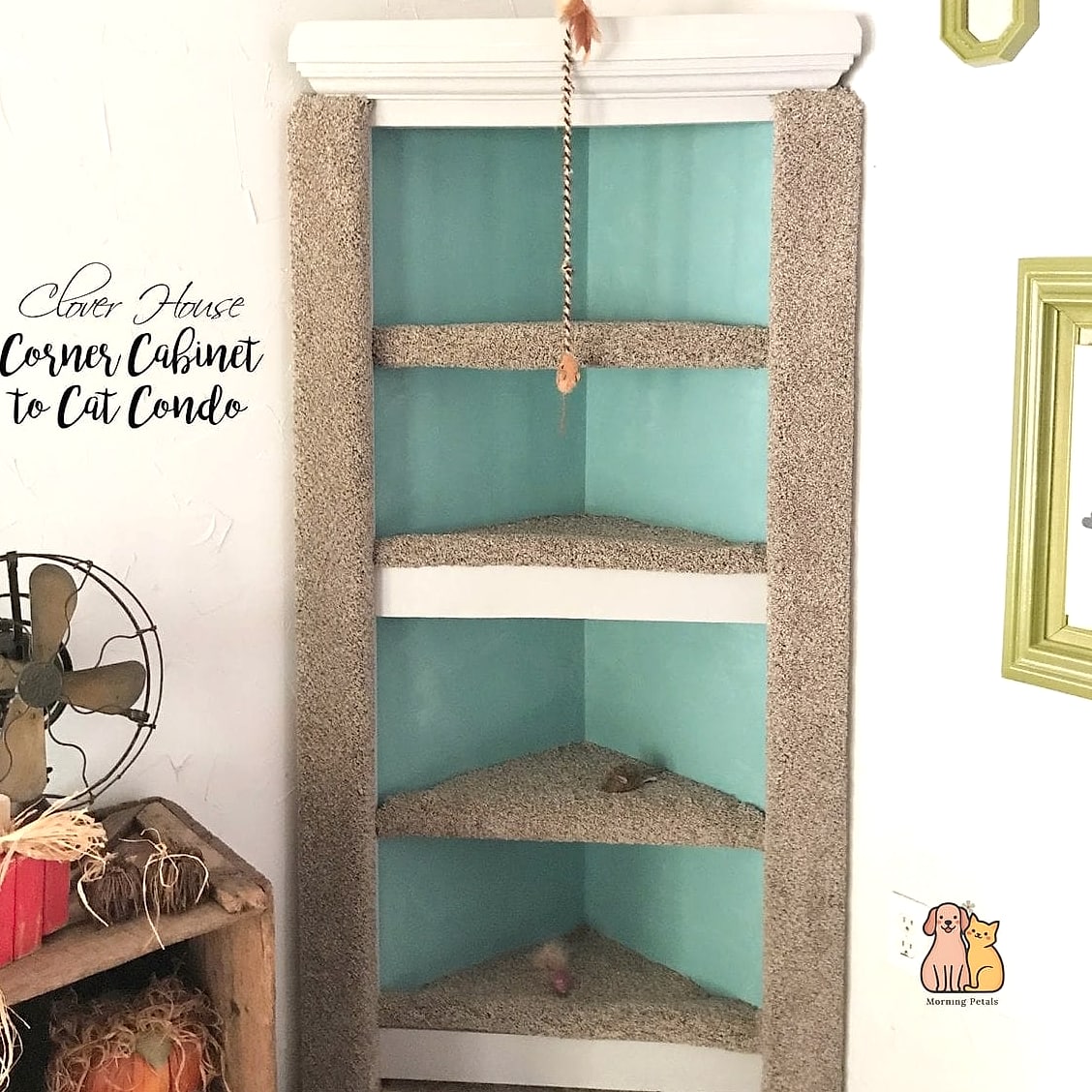 45 Easy Diy Cat Condo to Try Right Now 14 The Corner Triangle Condo