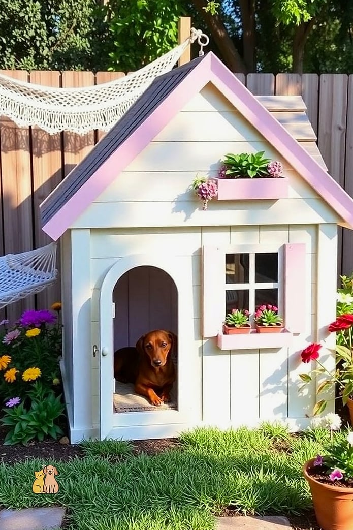 The Cottage-Core Dog House