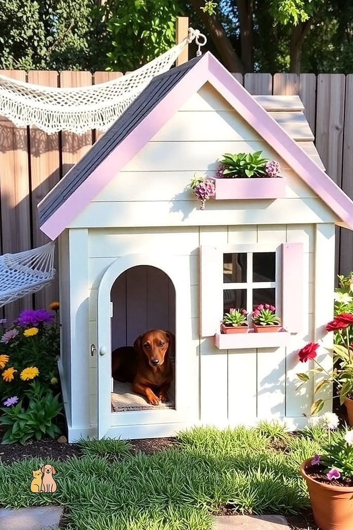 23 Precious Cute Dog Houses That Are Too Cute to Handle 2 The Cottage-Style Dog House