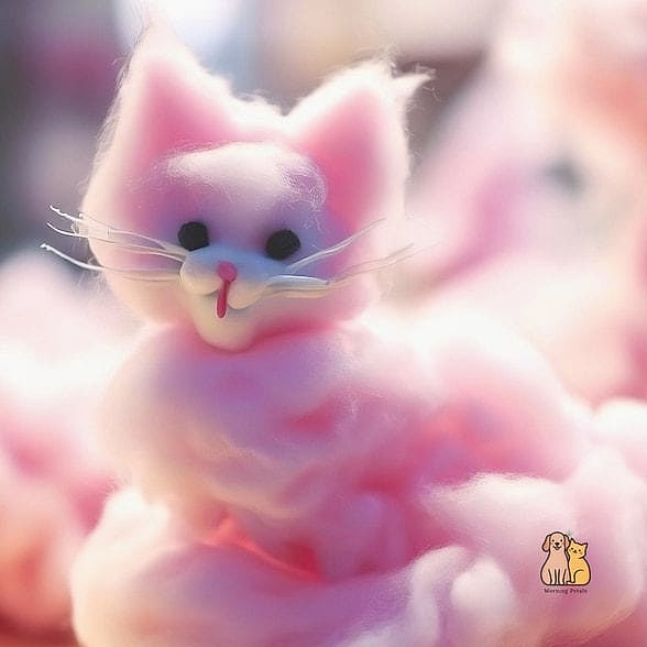 Cotton Candy Pink Cat Grooming Brush