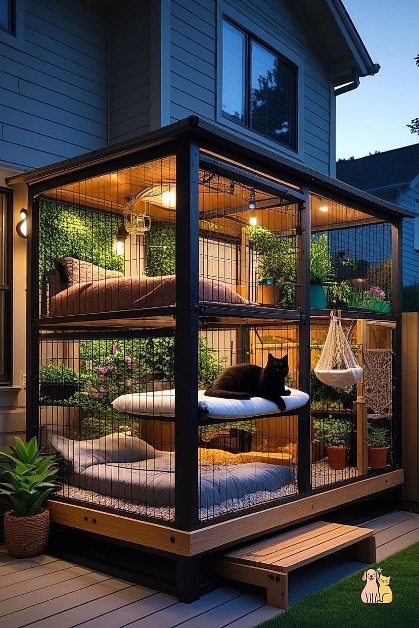 The Covered Patio Catio