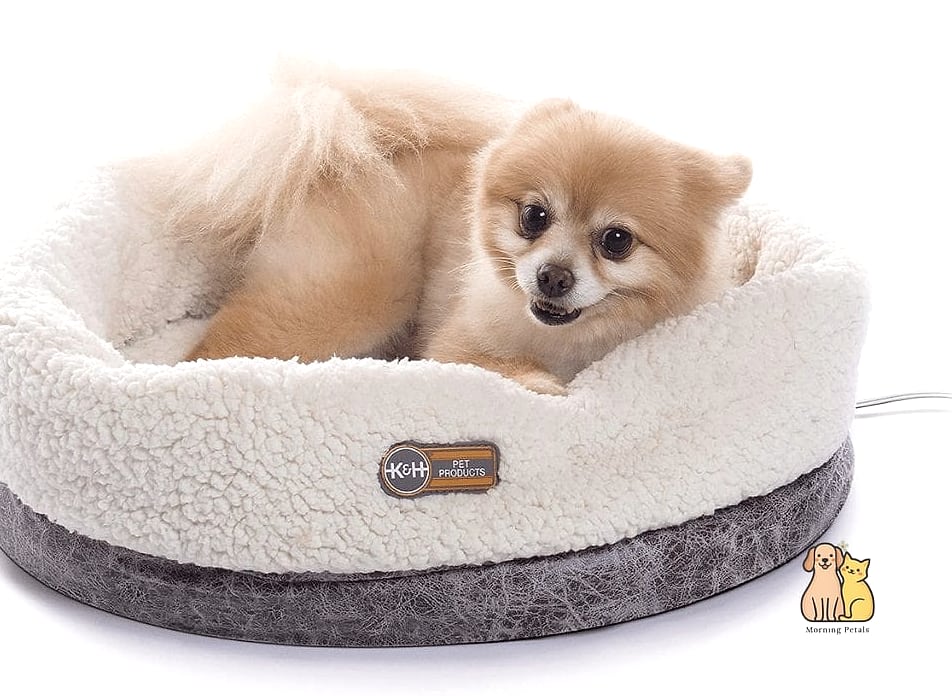 18. Cozy Bed With a Heated-Style Dog Mattress