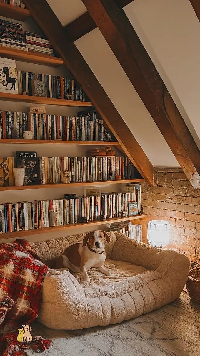 30 Incredible Dog Places In House You Need in Your Life Right Now 5 A Cozy Reading Nook Bed
