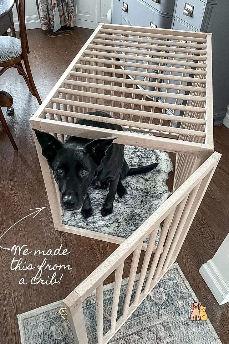 The Cozy Wooden Crate Dog Bed