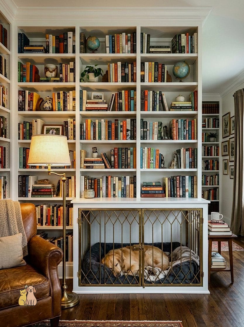 The Custom Bookshelf Dog Bed