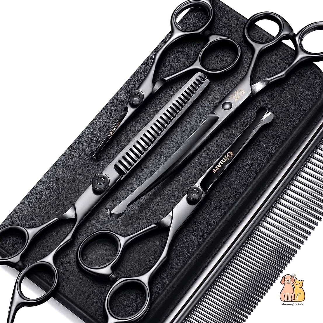 20 Stunning Dog Grooming Scissors You Need in Your Life Right Now 19 Damascus Steel Grooming Shears