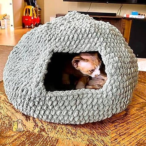 Deep-Sided Anxious Cat Nest