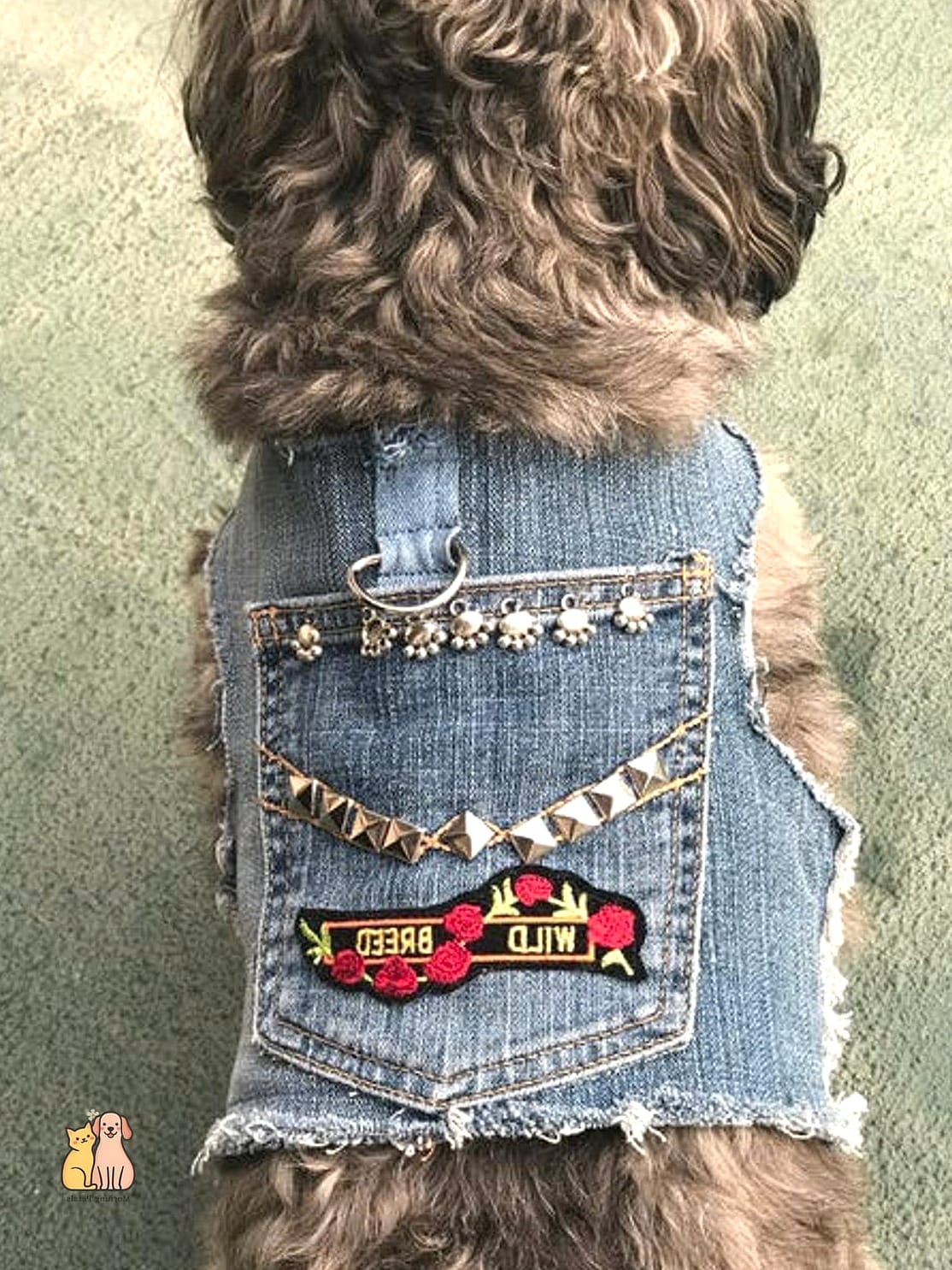 The Denim Harness with Patch Details