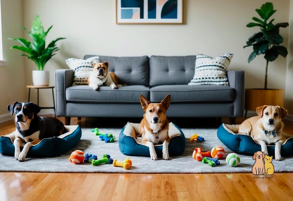 30 Perfect Dog Friendly Living Room Ideas That Will Inspire You 13 A Designated Toy Basket That Matches Your Decor
