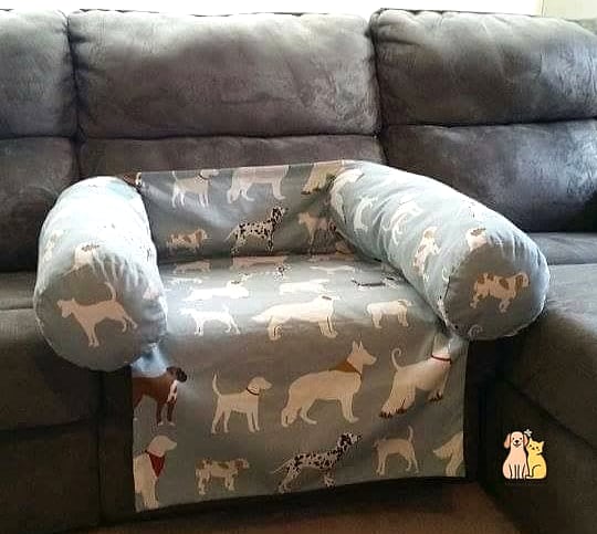 17. DIY Bolster Dog Bed