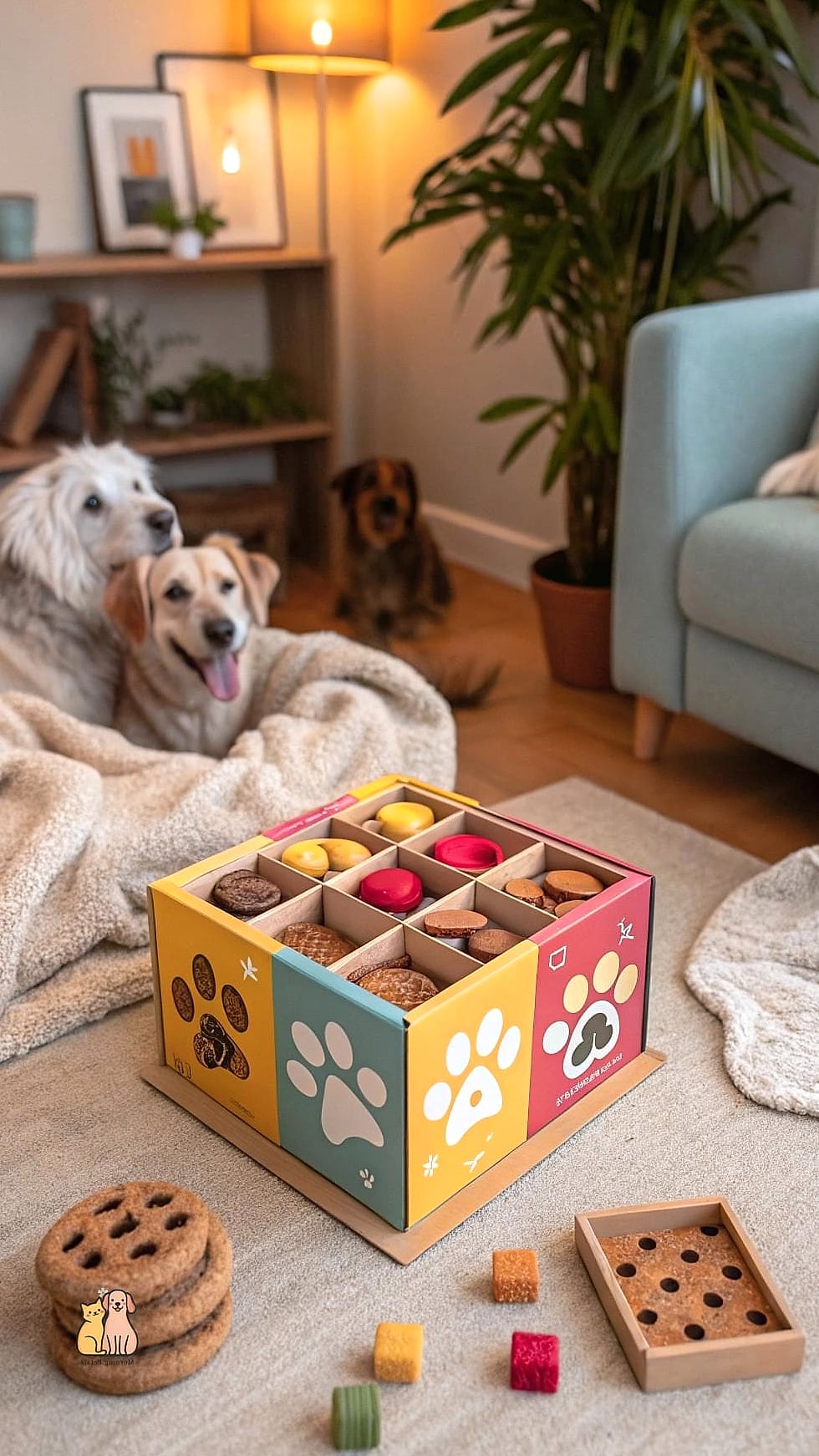 The DIY Cardboard Treat Maze